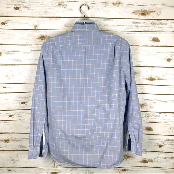 SOLD 💜 j. crew // windowpane plaid men’s shirt - Picture 4 of 5